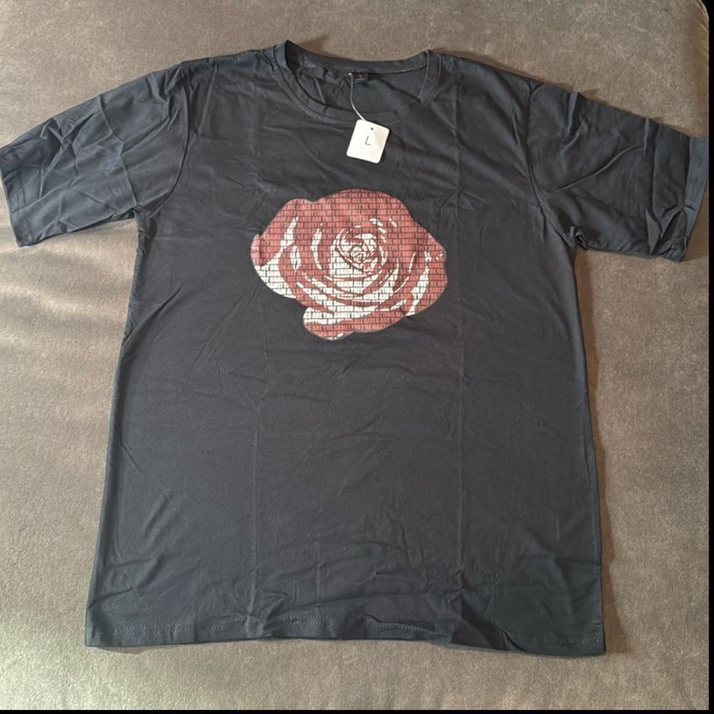 Men’s Juice Wrld Black Short Sleeve T-Shirt All Girls Are The Same Size L NWT
